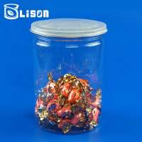 Wholesale PET food plastic jar storage container food grade transparent plastic food Containers